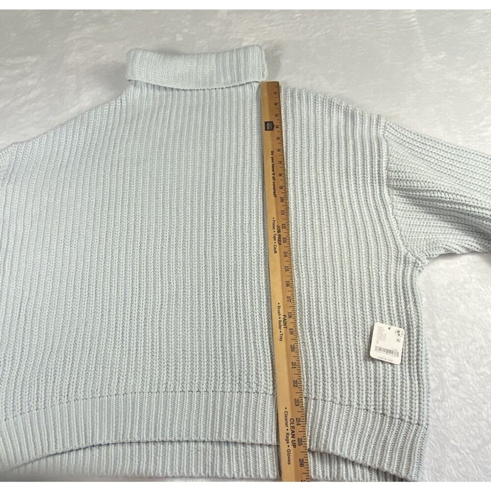 Free People NWTS Very Oversized Women’s S-XL Light Blue Lagenlook Minimalist - Picture 6 of 10